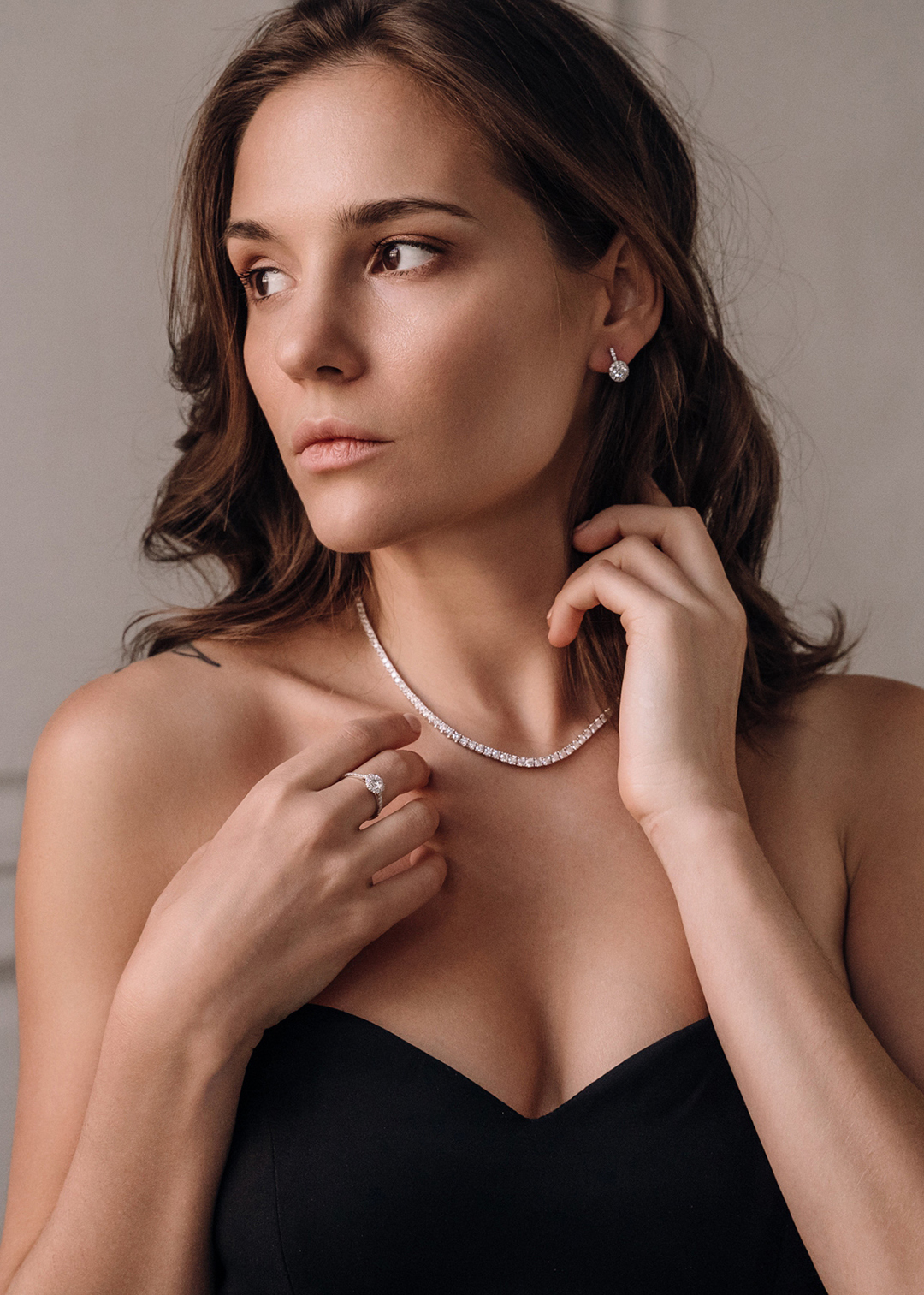 Колье из золота с камнем бриллиант | Ювелирные украшения Sarkissian - фото 10