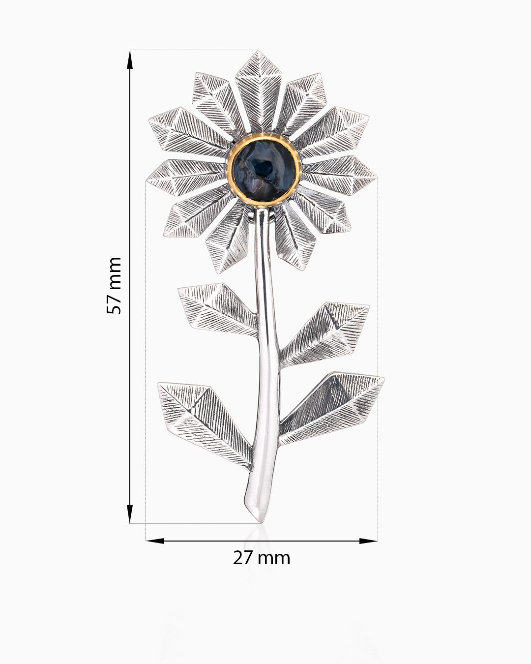 Брошь с петерситом | Ювелирные украшения Sarkissian - фото 6