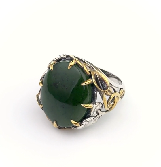 Серебряное кольцо «Садовый Мотив» | Ювелирные украшения Sarkissian - фото 3 d