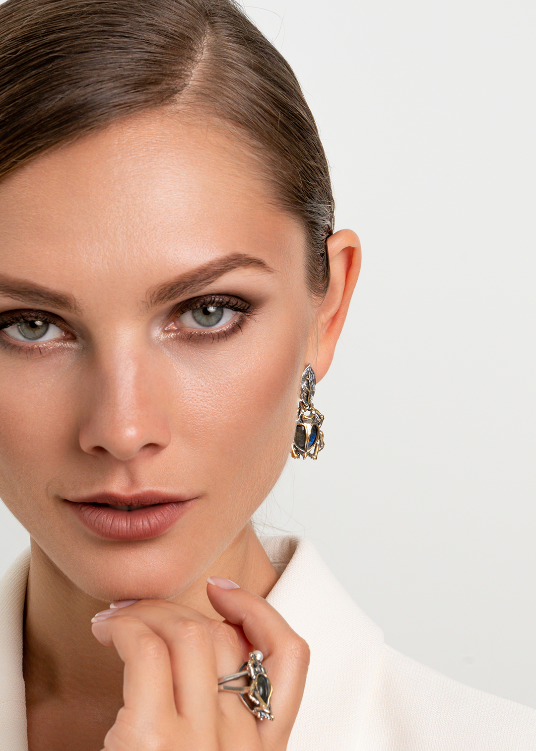 Серебряные серьги «Скарабей» | Ювелирные украшения Sarkissian - фото 9