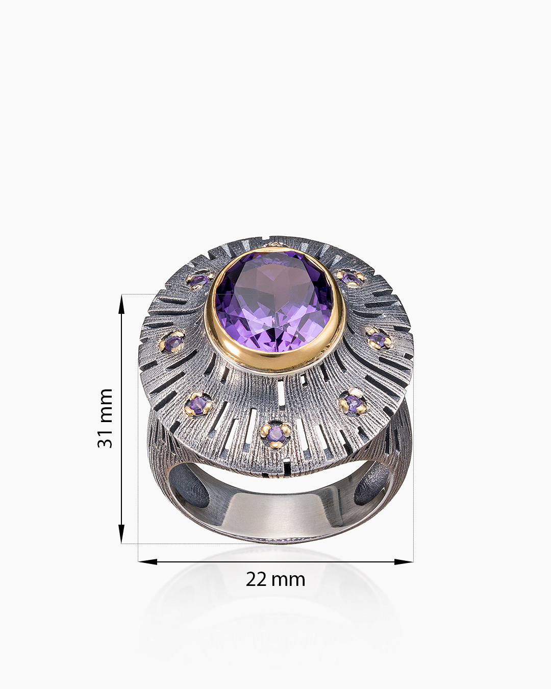 Серебряное кольцо «Сумеречный Покров» | Ювелирные украшения Sarkissian - фото 16