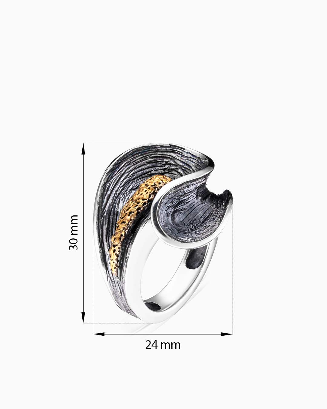 Серебряное кольцо «Калла» | Ювелирные украшения Sarkissian - фото 12