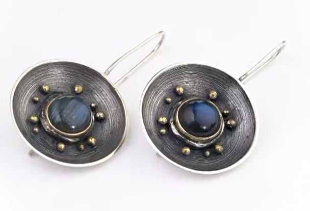 Серьги из серебра | Ювелирные украшения Sarkissian - фото 2 d