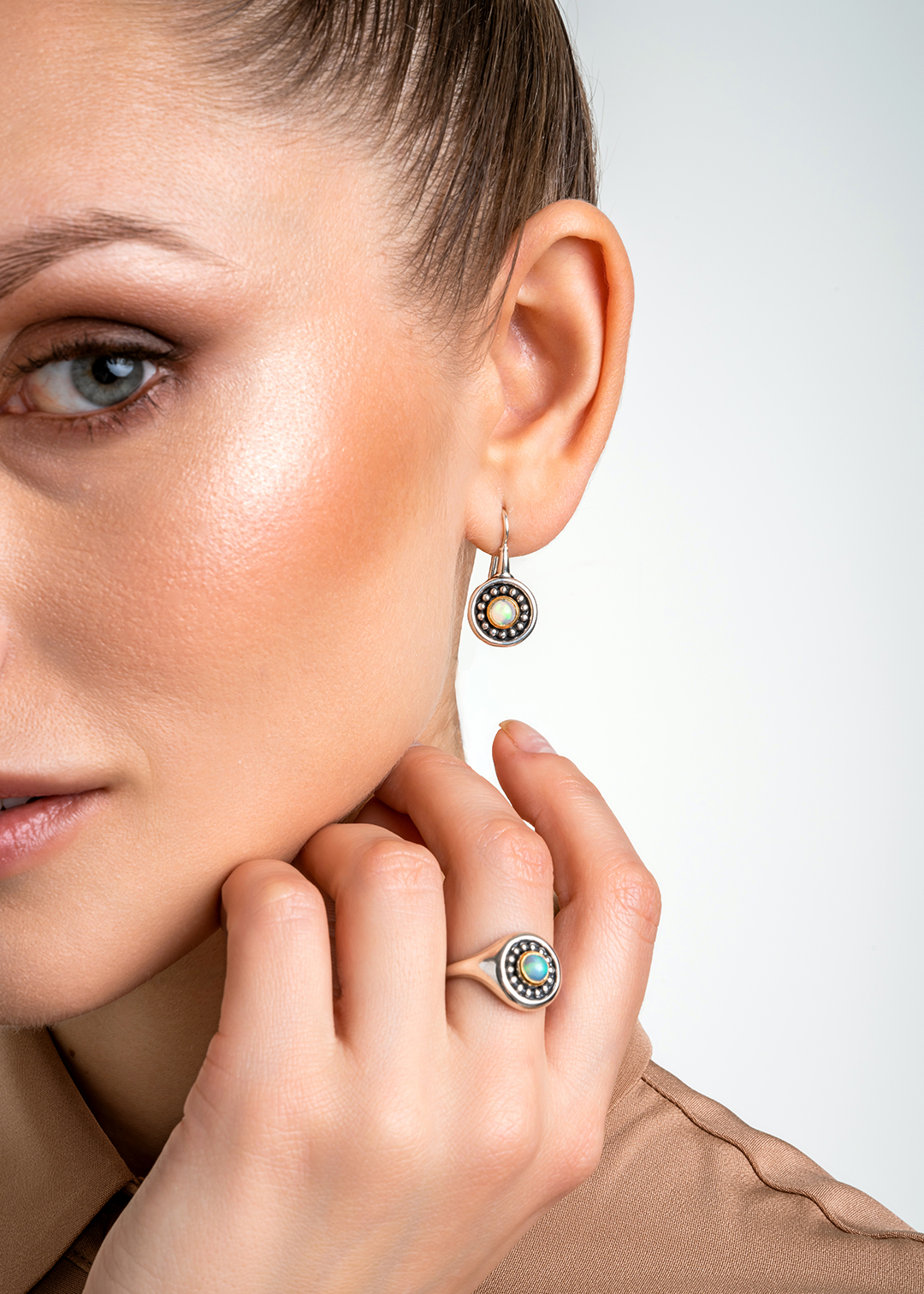 Серьги из серебра с камнем опал | Ювелирные украшения Sarkissian - фото 16