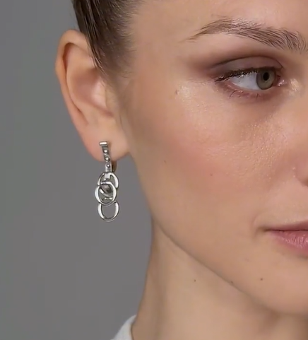 Серьги из серебра | Ювелирные украшения Sarkissian - фото 9 d