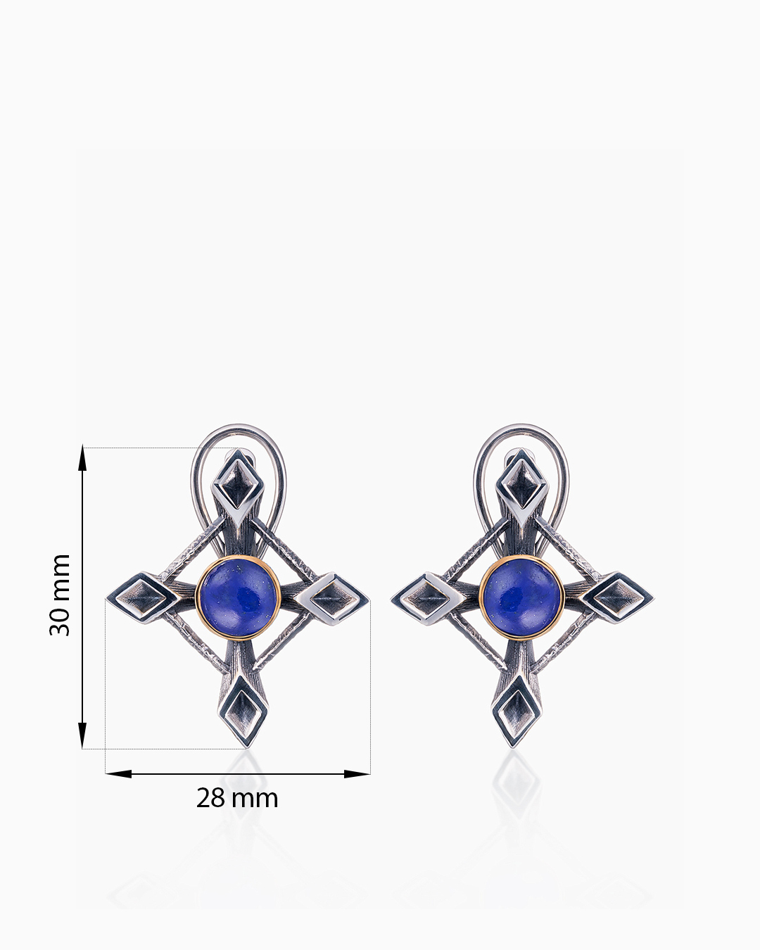 Серебряные серьги «Полярис» | Ювелирные украшения Sarkissian - фото 12