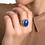 Кольцо из серебра с камнем лазурит | Ювелирные украшения Sarkissian - фото 3