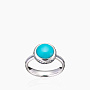 Кольцо из серебра с камнем бирюза | Ювелирные украшения Sarkissian - фото 7