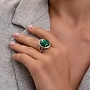 Серебряное кольцо «Малахитовые Дали» | Ювелирные украшения Sarkissian - фото 2