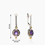Серебряные серьги «Пурпурная Кассиопея» | Ювелирные украшения Sarkissian - фото 6