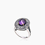 Серебряное кольцо «Пурпурный Салют» | Ювелирные украшения Sarkissian - фото 1