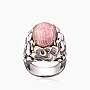 Кольцо из серебра с камнем родохрозит | Ювелирные украшения Sarkissian - фото 2