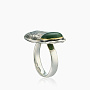 Cеребряное кольцо с камнем нефрит | Ювелирные украшения Sarkissian - фото 3