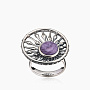 Кольцо из серебра с камнем чароит | Ювелирные украшения Sarkissian - фото 2