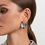 Серебряные серьги «Питерситовый Парус» | Ювелирные украшения Sarkissian - фото 2