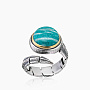 Кольцо из серебра с камнем амазонит | Ювелирные украшения Sarkissian - фото 2