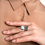 Кольцо из серебра с камнем ларимар | Ювелирные украшения Sarkissian - фото 2