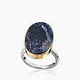 Кольцо из серебра с камнем содалит | Ювелирные украшения Sarkissian - фото 1