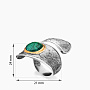 Серебряное кольцо «Волшебный Малахит» | Ювелирные украшения Sarkissian - фото 4