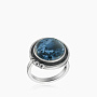 Кольцо из серебра с камнем питерсит | Ювелирные украшения Sarkissian - фото 1