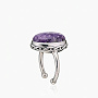 Кольцо из серебра с камнем чароит | Ювелирные украшения Sarkissian - фото 3