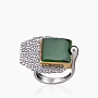 Серебряное кольцо «Нефритовый Пруд» | Ювелирные украшения Sarkissian - фото 1