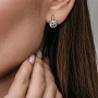 Серьги из золота с камнем бриллиант | Ювелирные украшения Sarkissian - фото 2
