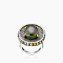 Кольцо из серебра с камнем турмалин | Ювелирные украшения Sarkissian - фото 8