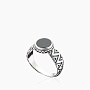Кольцо из серебра с камнем оникс | Ювелирные украшения Sarkissian - фото 1