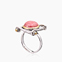 Кольцо из серебра с камнем родохрозит | Ювелирные украшения Sarkissian - фото 1