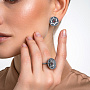 Серьги с гранатом из серебра | Ювелирные украшения Sarkissian - фото 6