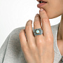 Кольцо из серебра с камнем ларимар | Ювелирные украшения Sarkissian - фото 4
