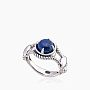 Кольцо из серебра с камнем лазурит | Ювелирные украшения Sarkissian - фото 1