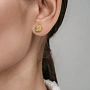 Серьги из золота с камнем бриллиант | Ювелирные украшения Sarkissian - фото 1